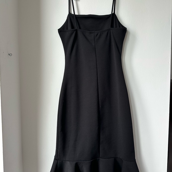 Black Ruffle Dress - Picture 2 of 5